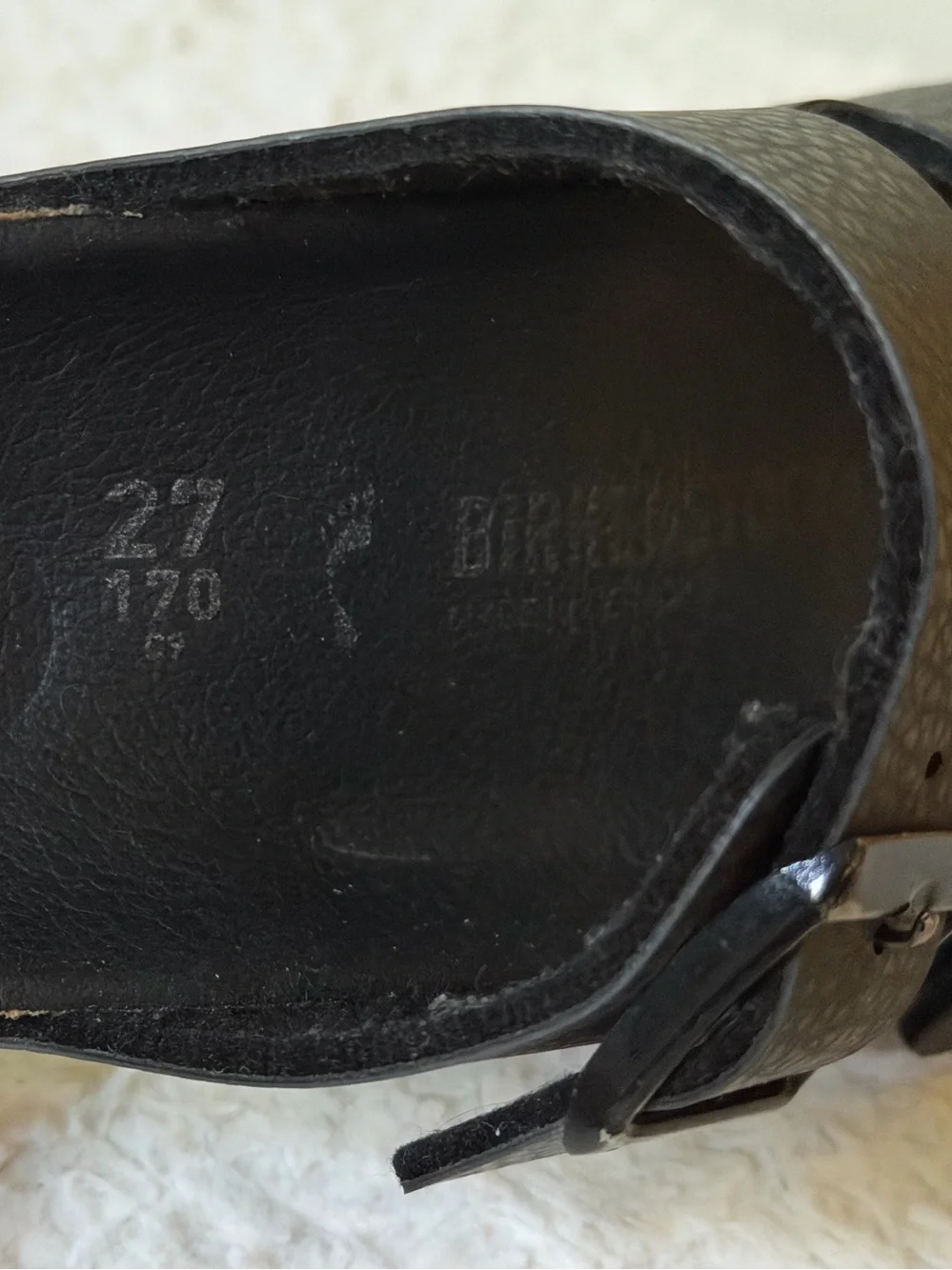Birkenstock Arizona Kids Desert Soil Black Lime Size 27